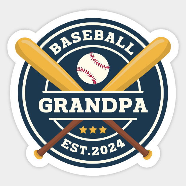 Baseball Grandpa Sticker by Ivanapcm